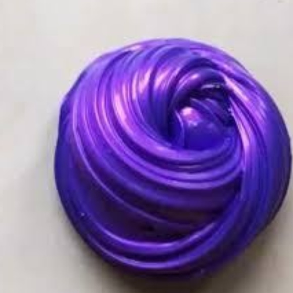 homemade purple fluffy slime - Picture 2 of 3